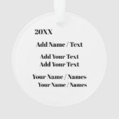 先生オーナメント オーナメント (裏面)