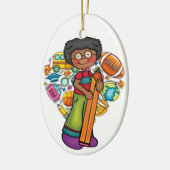 先生オーナメント- SRF セラミックオーナメント (左)