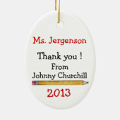 先生オーナメント- SRF セラミックオーナメント (裏面)