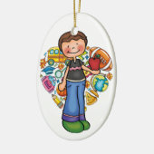 先生オーナメント- SRF セラミックオーナメント (左)