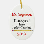 先生オーナメント- SRF セラミックオーナメント (裏面)