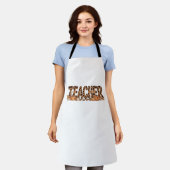 先生オーバーサイズTシャツ エプロン (着用した状態)