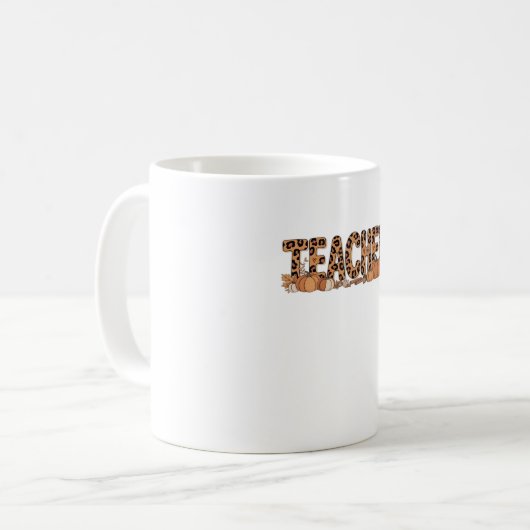 先生オーバーサイズTシャツ コーヒーマグカップ (正面左)