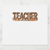 先生オーバーサイズTシャツ スパークリングワインラベル (シングルラベル)