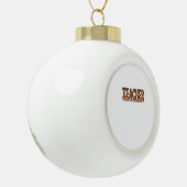 先生オーバーサイズTシャツ セラミックボールオーナメント (左)