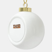 先生オーバーサイズTシャツ セラミックボールオーナメント (右)