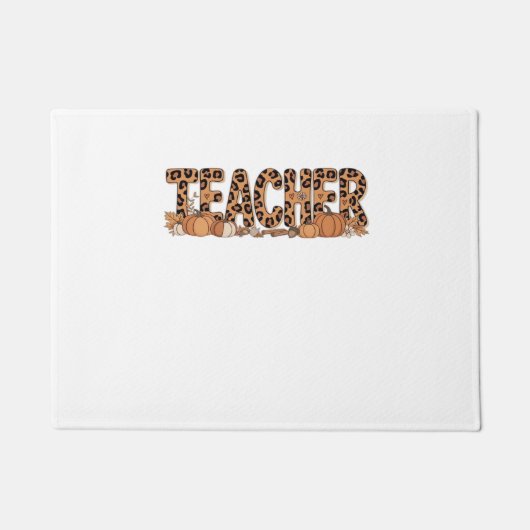 先生オーバーサイズTシャツ ドアマット (正面)