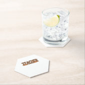 先生オーバーサイズTシャツ ペーパーコースター (インサイチュ)