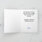 先生カスタマイズサンキューカードだ! カード (内部)