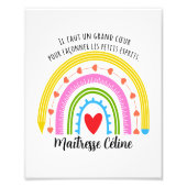 先生カスタムギフトありがとう先生 フォトプリント            (正面)