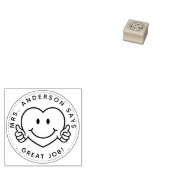 先生カスタムギフトスタンプ新学期 ラバースタンプ (押印)