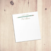 先生カスタムギフト図解入りの、写真付きの鉛筆 ノートパッド