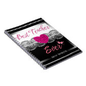 先生カスタムギフト教育者最高の先生Ever ノートブック (右側)