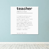 先生カスタムギフト – 先生定義あり キャンバスプリント (インサイチュ (ウッドフロア))