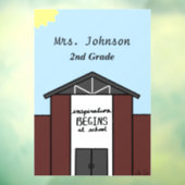 先生カスタムグレードスクールハウス ウィンドウサイン (シート3)