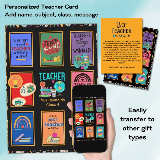 先生カスタムサンキューカードレター引用文おもしろい 招待状