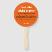 先生カスタムサンキューファン ハンドファン (裏面)