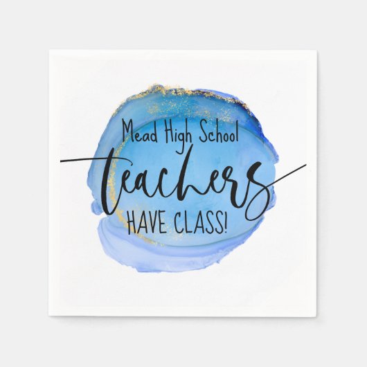 先生カスタムパーティーナプキンズ スタンダードカクテルナプキン (正面)