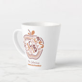 先生カスタムビベスボホアップル感謝 カフェラテマグ (左アングル)