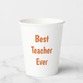 先生カスタムフォト紙カップ 紙コップ (裏面)