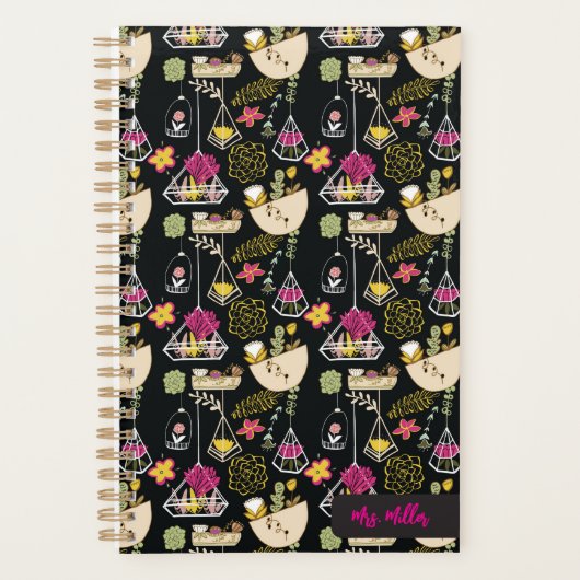 先生カスタムプランナー多肉類 プランナー手帳 (正面)