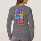 先生カスタムレトロウォーキーコールズマイカーディオ Tシャツ (裏面)