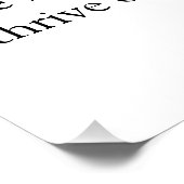 先生カスタム定義単語名詞年贈り物 ポスター (コーナー)