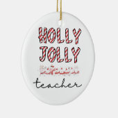 先生カスタム感謝クリスマスオーナメント セラミックオーナメント (右)