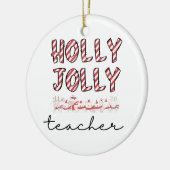 先生カスタム感謝クリスマスオーナメント セラミックオーナメント (左)