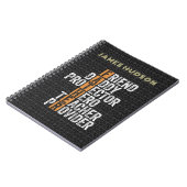 先生カスタム父名父の日プレゼント ノートブック (左側)