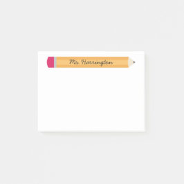 先生カスタム鑑賞Pencil Post-It Notes ポストイット