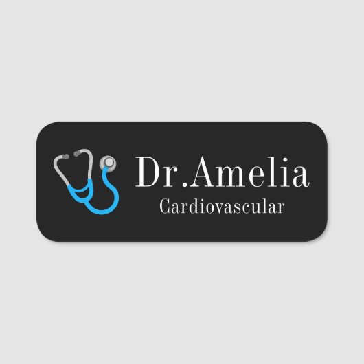 先生カスタム、医師、およびスタイリストのIDバッジ 名札 (正面)