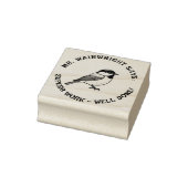 先生カスタム《鳥》アメリカゴガラスタンプ可愛い「見事な作品!」 ラバースタンプ (スタンプ)