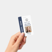 先生カスタムIDカードスクールオフィス名写真 バッジ (手持ち)