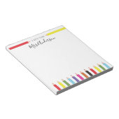 先生カラフルからのPencils Note ノートパッド (アングル)