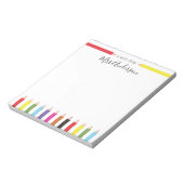 先生カラフルからのPencils Note ノートパッド (回転)