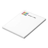 先生カラフルの「クレヨン」のカスタマイズNotepad ノートパッド (回転)