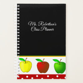 先生カラフルりんごデイリープランナー プランナー手帳