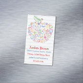 先生カラフルApple名刺マグネット2 マグネット名刺 (インサイチュ)