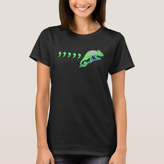 先生カンマChameleon 80 s 1 Tシャツ (正面)