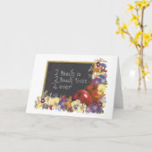 先生カード カード (黄色い花)