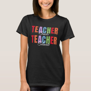 先生ガイド先生教育 Tシャツ