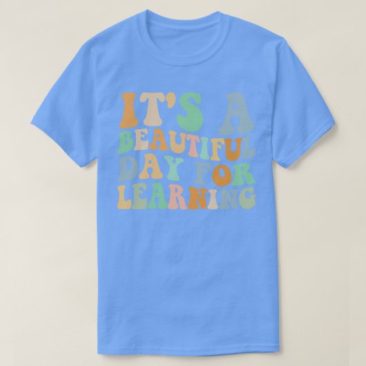 先生キッズの最初の美学しい日 Tシャツ (デザイン正面)