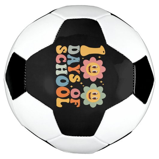 先生キッズレトロGroovy 100日0f学校 サッカーボール (回転)