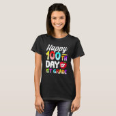 先生キッズ100日1年生シャツ100日目 Tシャツ (正面フル)