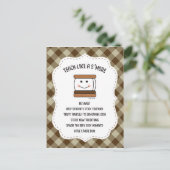 先生キャンピングクラスルームテーマスモール ポストカード (スタンド正面)