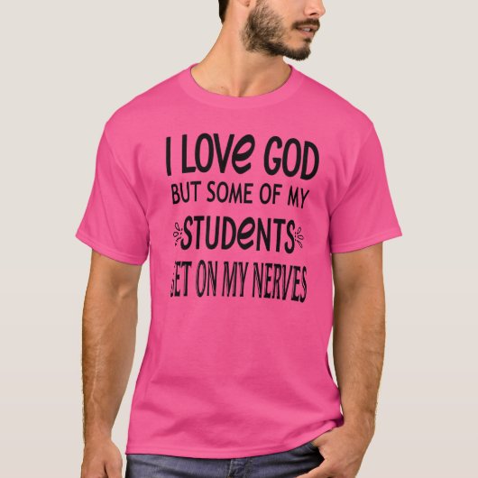 先生キリスト教宗教学級教授引用文 Tシャツ (正面)