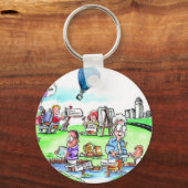 先生キーチェーン キーホルダー (正面)