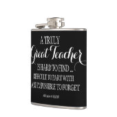 先生ギフトありがとう引用文感謝サイン フラスク (左)