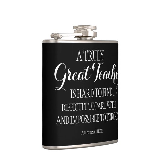 先生ギフトありがとう引用文感謝サイン フラスク (右)